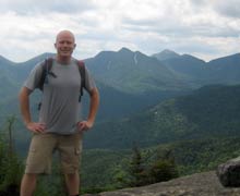 David on a mountain summit